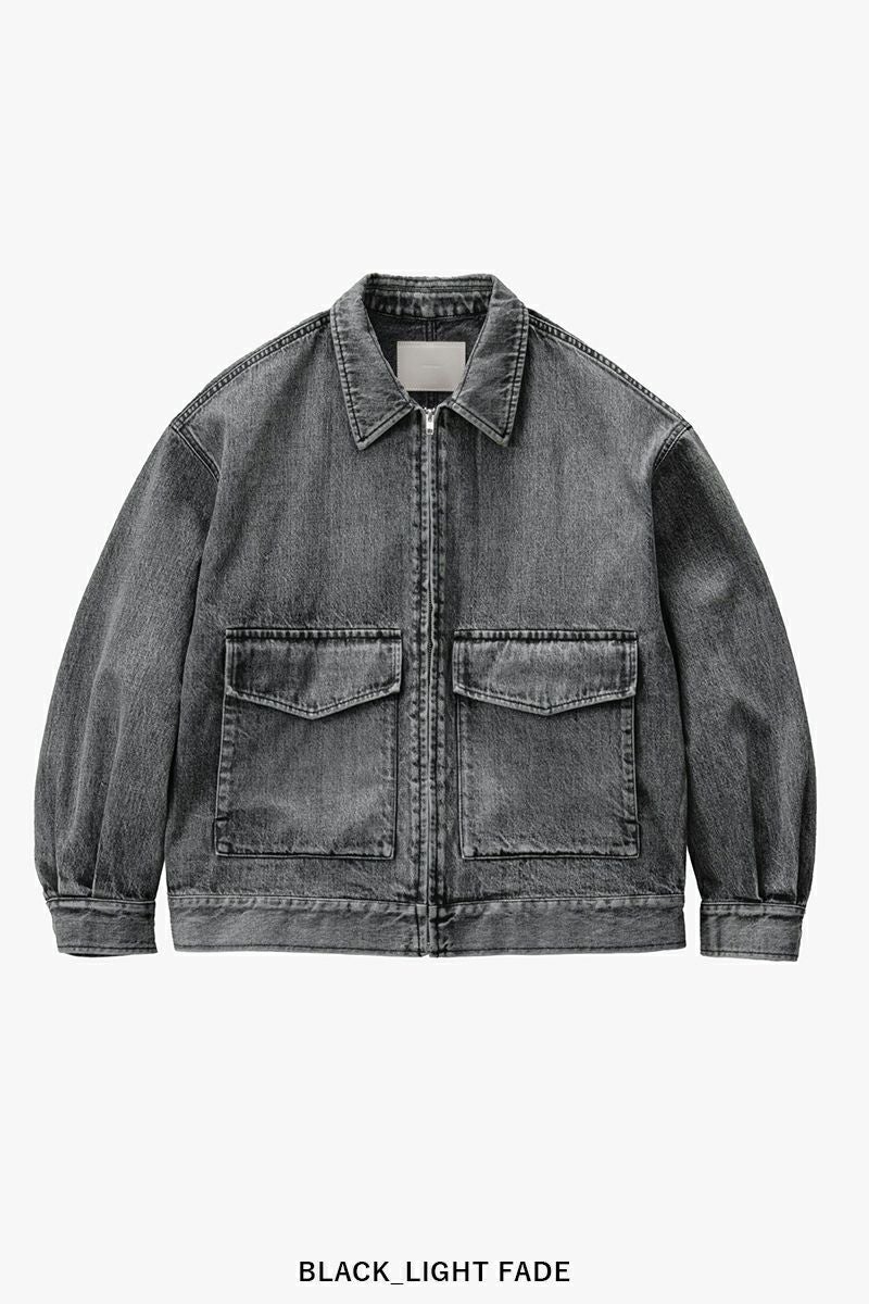 Graphpaper(グラフペーパー) Selvage Denim Zip Jacket -LIGHT FADE- セルヴィッチデニムジップジャケット ライトフェード GM253-20056LB