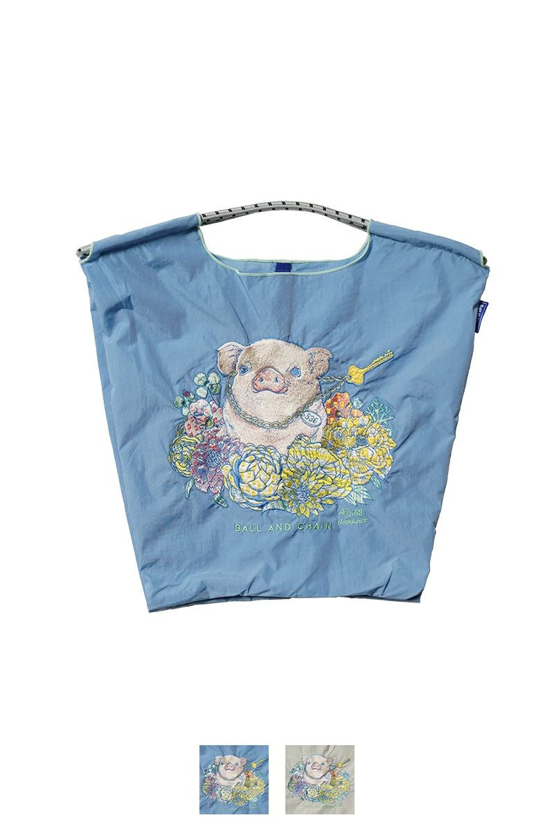 Ball & Chain(ボールアンドチェーン) D.PIG.536 (M) ピッグ(M) ショッピングバック トートバッグ 313016