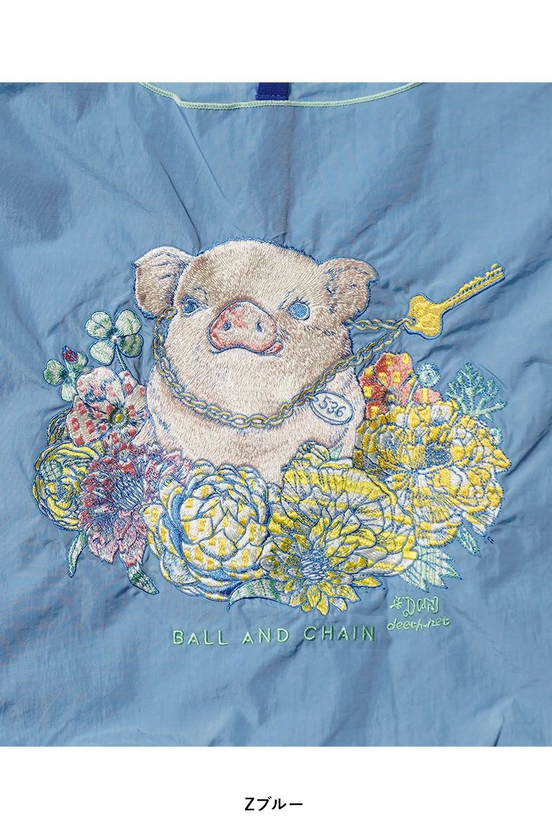 Ball & Chain(ボールアンドチェーン) D.PIG.536 (M) ピッグ(M) ショッピングバック トートバッグ 313016