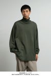 Graphpaper(グラフペーパー) Brushed Mockrody High Neck LS Tee ブラッシュドモックロディハイネック長袖Tシャツ GM253-70422