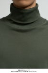 Graphpaper(グラフペーパー) Brushed Mockrody High Neck LS Tee ブラッシュドモックロディハイネック長袖Tシャツ GM253-70422