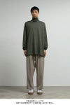 Graphpaper(グラフペーパー) Brushed Mockrody High Neck LS Tee ブラッシュドモックロディハイネック長袖Tシャツ GM253-70422