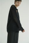 CLANE(クラネ) MESH POCKET OVER SHIRTS メッシュポケットオーバーシャツ 19122-4022
