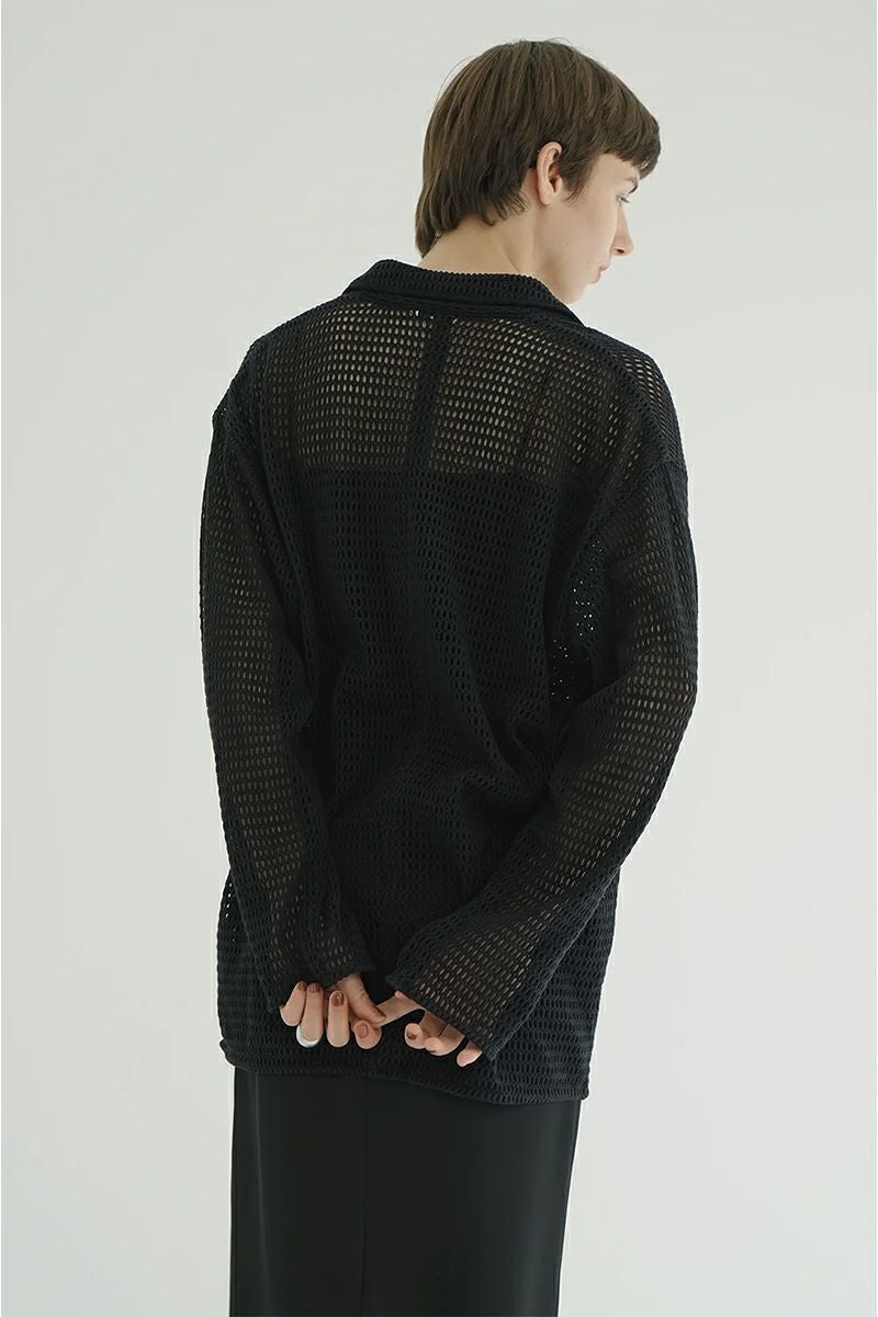 CLANE(クラネ) | CLANE(クラネ)MESH POCKET OVER SHIRTS メッシュ
