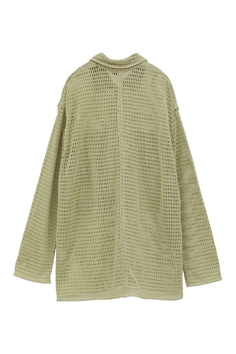 CLANE(クラネ) | CLANE(クラネ)MESH POCKET OVER SHIRTS メッシュ