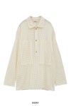 CLANE(クラネ) MESH POCKET OVER SHIRTS メッシュポケットオーバーシャツ 19122-4022