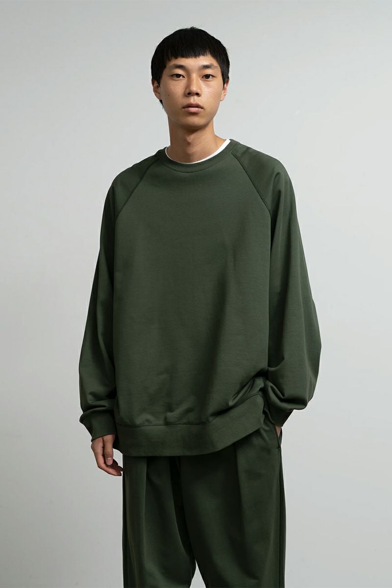 Graphpaper(グラフペーパー)  Hard Terry Crew Neck Sweat ハードテリークルーネックスウェット GM253-70195C