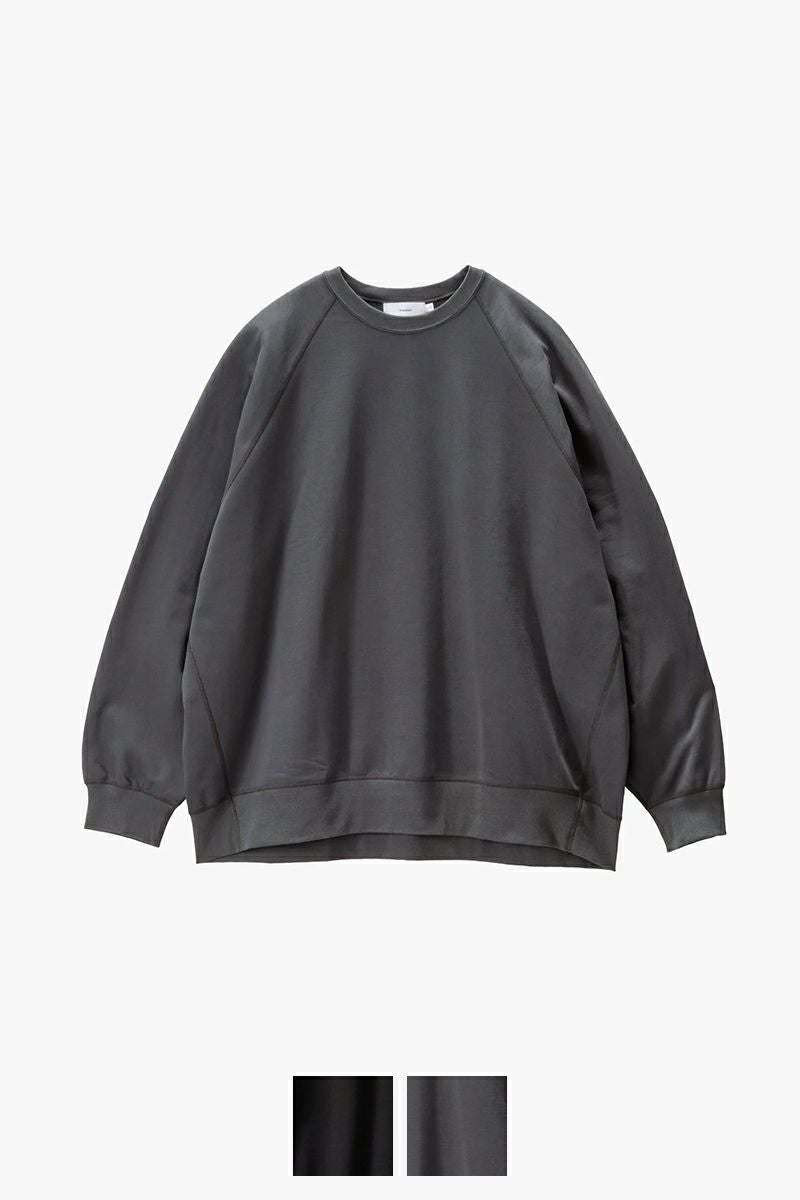Graphpaper(グラフペーパー)  Hard Terry Crew Neck Sweat ハードテリークルーネックスウェット GM253-70195B