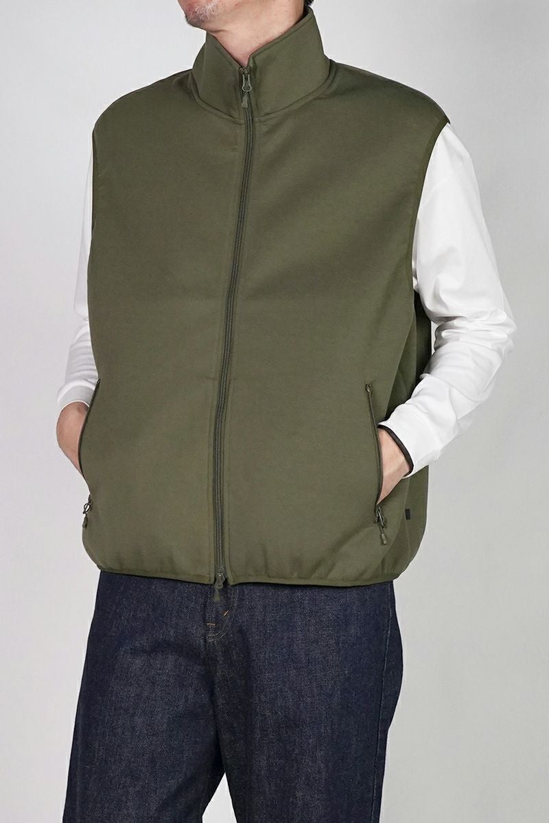 DAIWA PIER 39(ダイワピア39)  TECH SCUBA KNIT STAND COLLAR VEST テックスキューバニットスタンドカラーベスト BE-61025W