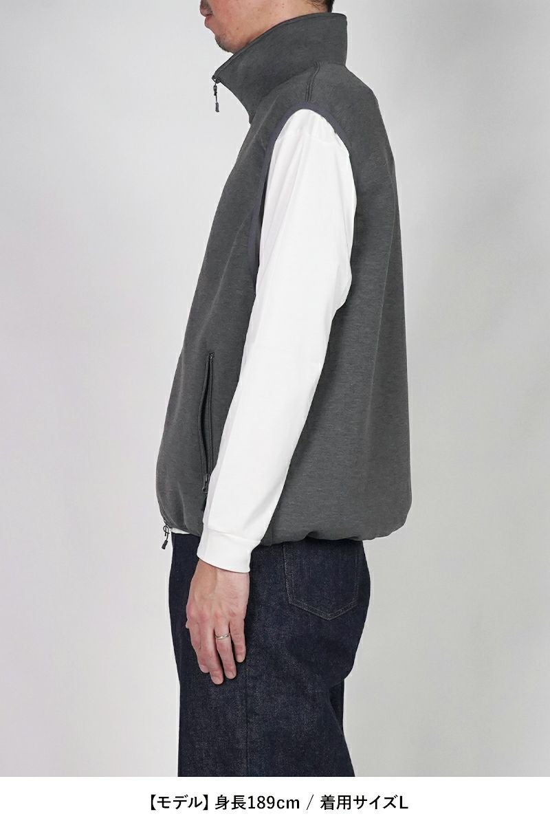 DAIWA PIER 39(ダイワピア39)  TECH SCUBA KNIT STAND COLLAR VEST テックスキューバニットスタンドカラーベスト BE-61025W