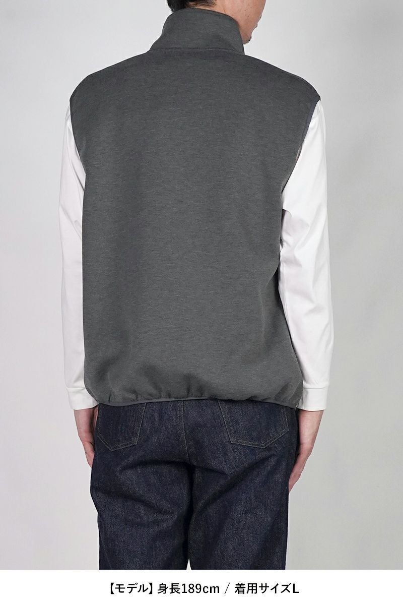DAIWA PIER 39(ダイワピア39)  TECH SCUBA KNIT STAND COLLAR VEST テックスキューバニットスタンドカラーベスト BE-61025W