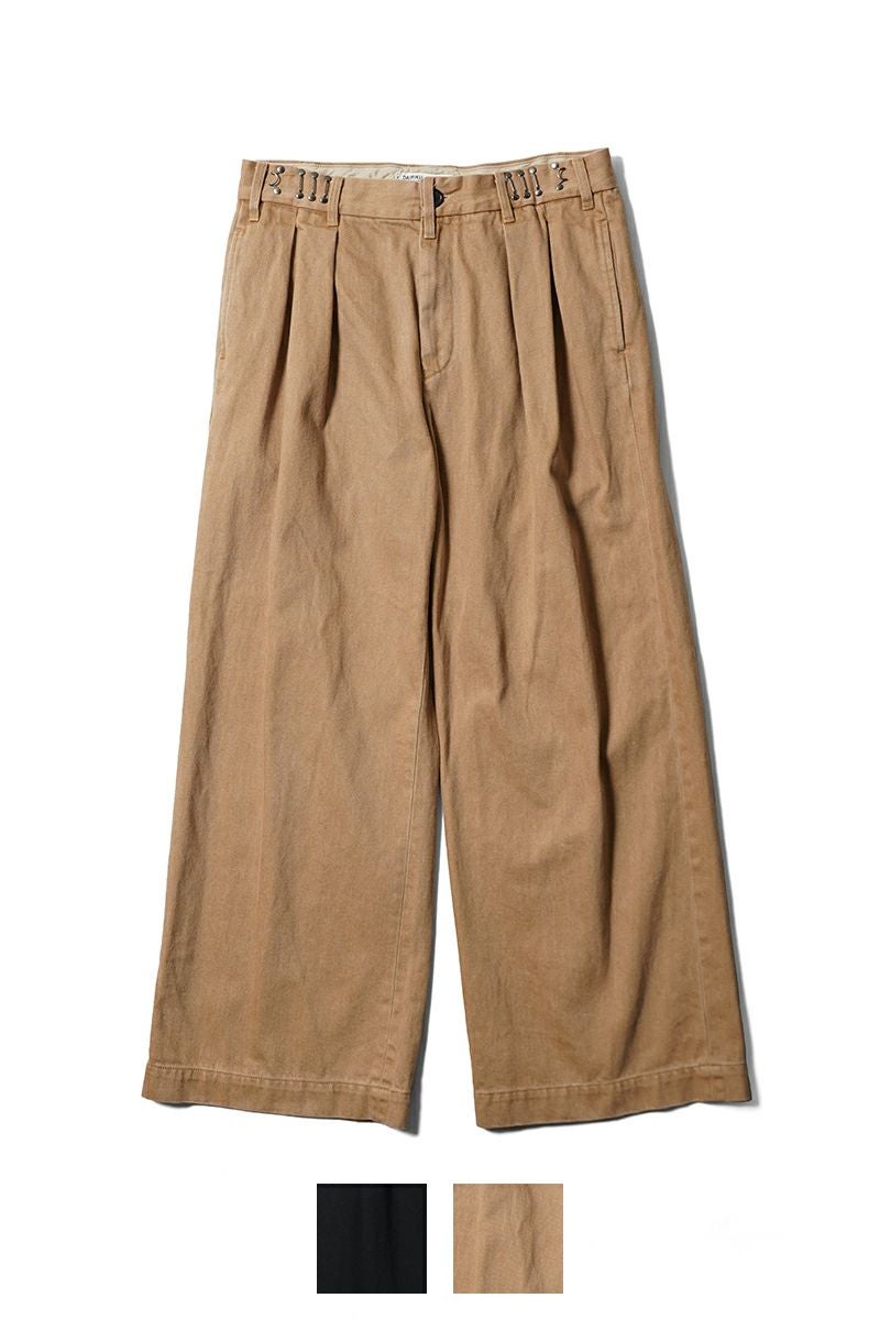 DAIRIKU(ダイリク) "Cooper" Adjuster Wide Chino Pants クーパーアジャスターワイドチノパンツ 25AW CP3