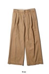 DAIRIKU(ダイリク) "Cooper" Adjuster Wide Chino Pants クーパーアジャスターワイドチノパンツ 25AW CP3