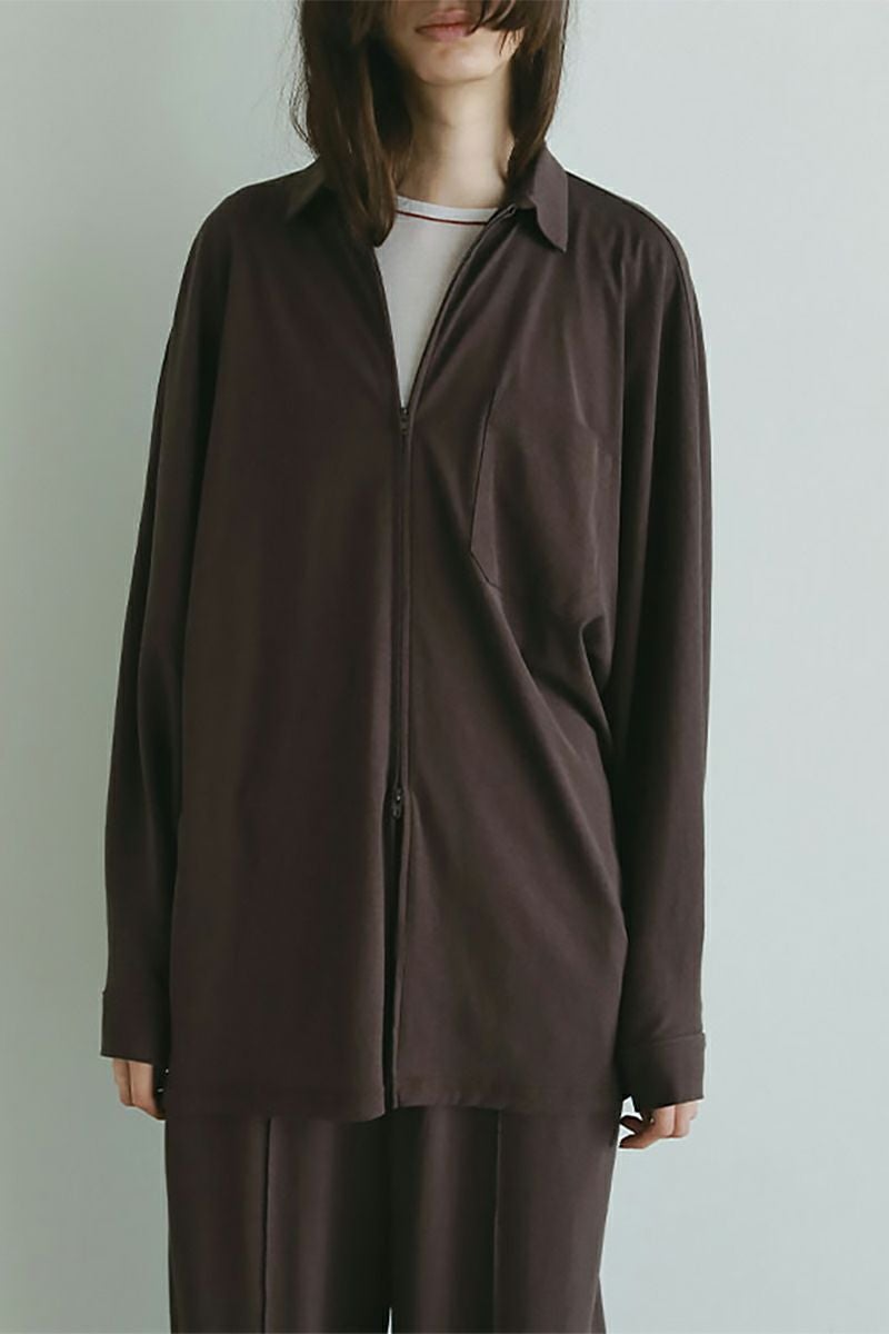 ETRE TOKYO(エトレトウキョウ) フロントファスナーカットシャツ 1225412030