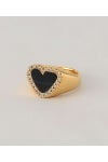 PREEK(プリーク) DIAMOND HEART STONE RING GOLD ダイヤモンドハートストーンリング ゴールド 18826990934