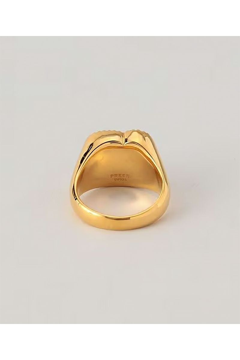 PREEK(プリーク) DIAMOND HEART STONE RING GOLD ダイヤモンドハートストーンリング ゴールド 18826990934