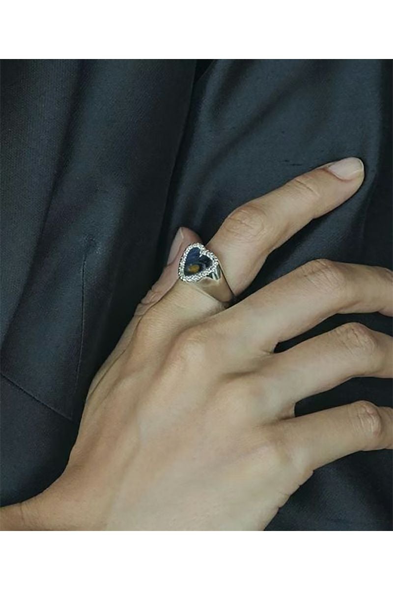 PREEK(プリーク) | PREEK(プリーク)DIAMOND HEART STONE RING SILVER