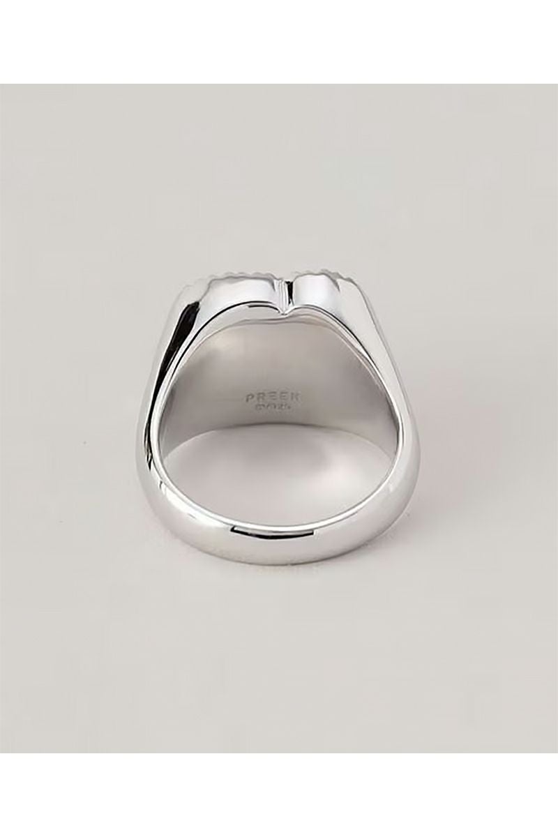 PREEK(プリーク) DIAMOND HEART STONE RING SILVER ダイヤモンドハートストーンリング シルバー 18826990992