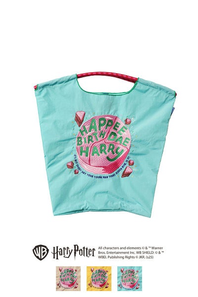 Ball & Chain(ボールアンドチェーン)×Harry Potter(ハリーポッター) H.BIRTHDAY CAKE (M) バースデーケーキ HAPPEE BIRTHDAE HARRY ショッピングバック トートバッグ 348005