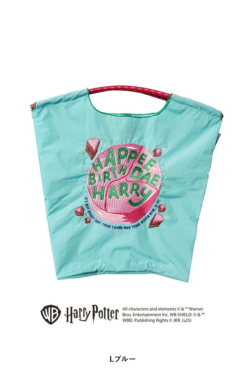 Ball & Chain(ボールアンドチェーン)×Harry Potter(ハリーポッター) H.BIRTHDAY CAKE (M) バースデーケーキ HAPPEE BIRTHDAE HARRY ショッピングバック トートバッグ 348005