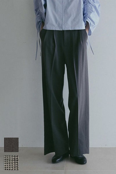 MANOF(マノフ) WAIST SLIT SLACKS ウエストスリットスラックス 89110-7052