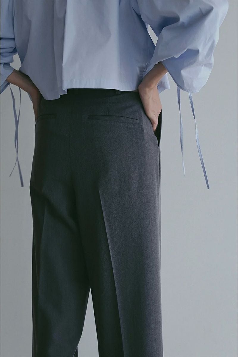 MANOF(マノフ) WAIST SLIT SLACKS ウエストスリットスラックス 89110-7052