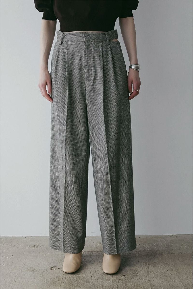 MANOF(マノフ) WAIST SLIT SLACKS ウエストスリットスラックス 89110-7052