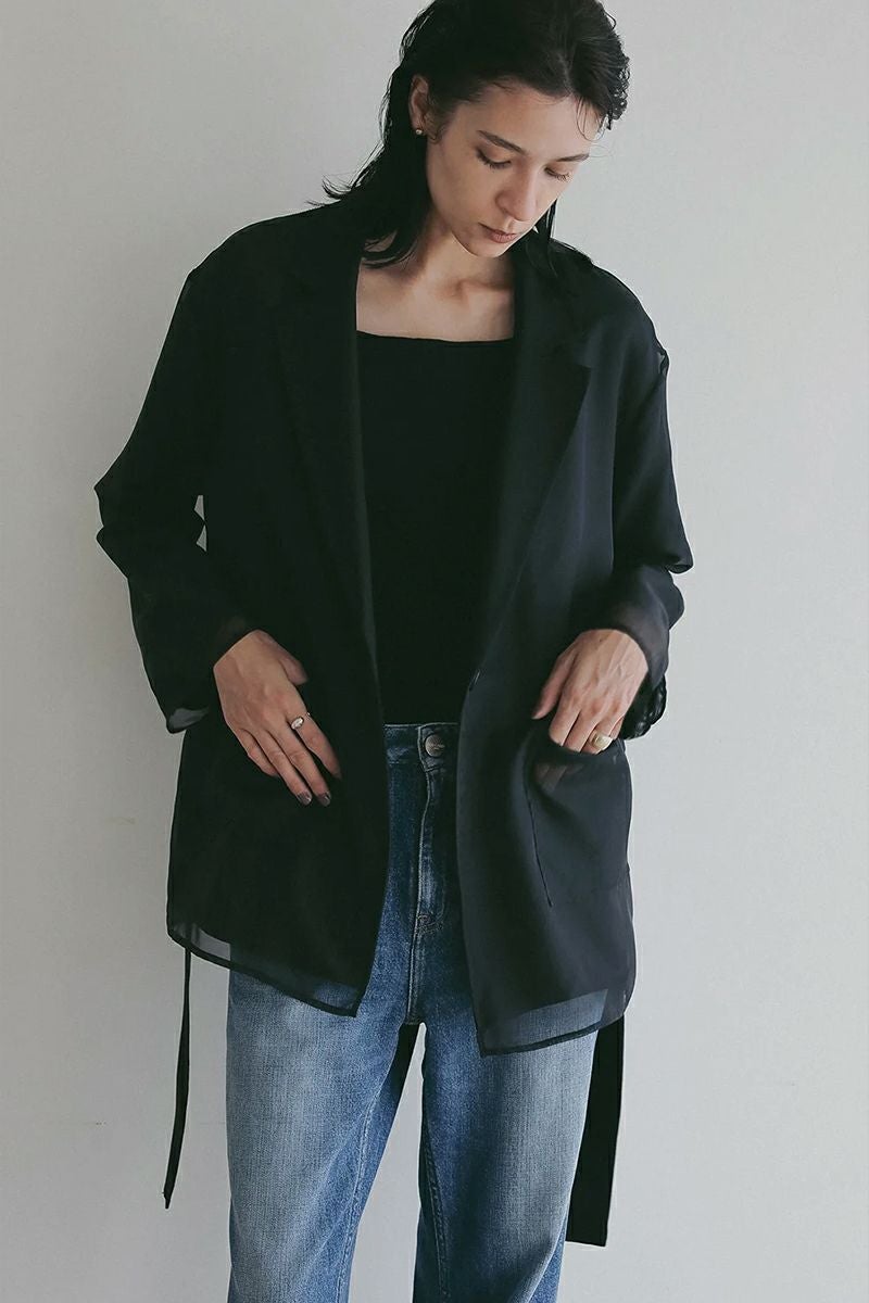 MANOF(マノフ) | MANOF(マノフ)LAYERED SHEER JACKET レーヤードシアー