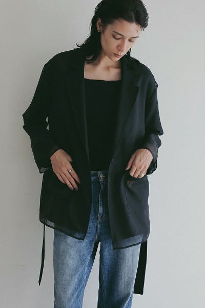 MANOF(マノフ) LAYERED SHEER JACKET レーヤードシアージャケット 89101-0012