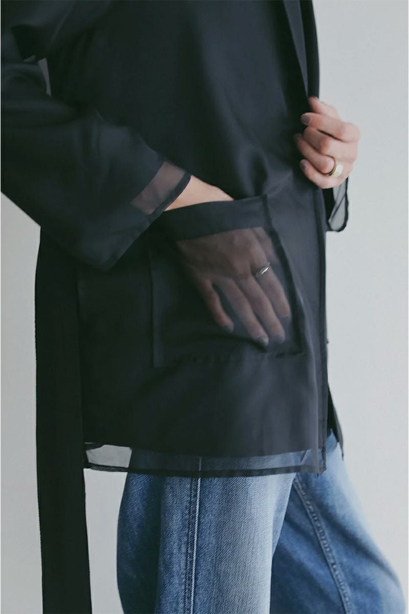 MANOF(マノフ) | MANOF(マノフ)LAYERED SHEER JACKET レーヤードシアー