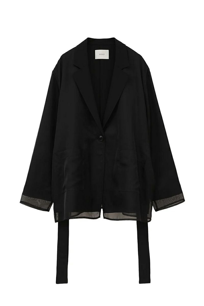 MANOF(マノフ) | MANOF(マノフ)LAYERED SHEER JACKET レーヤードシアー