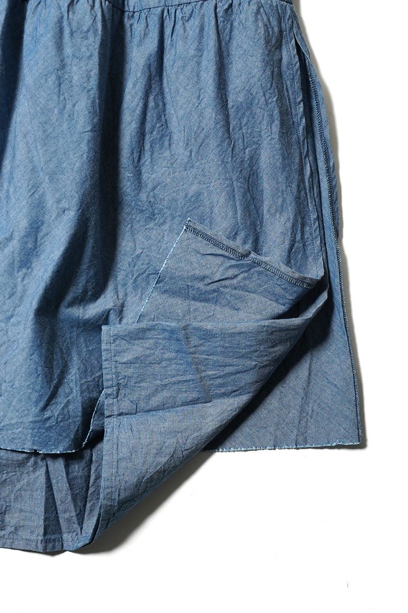 homspun(ホームスパン)  ライトオンスシャンブレー　プルオーバ－ワンピース 252-164