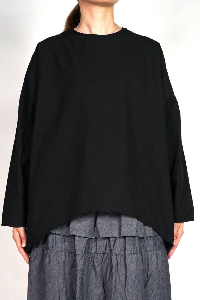 homspun(ホームスパン)  コンパクトウェザー　ビッグノースリーブブラウス 5744