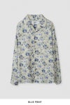 JANE SMITH(ジェーンスミス) COTTON CORDUROY FLOWER PRINT OPEN COLLAR SHIRT コットンコーデュロイフラワープリントオープンカラーシャツ 25WSH-#521S