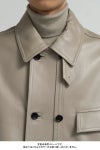 Graphpaper(グラフペーパー) Sheep Leather Corbusier Jacket シープレザー コルビュジエ ジャケット GM253-30444