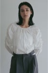 MANOF(マノフ) MUTTON SLEEVE BLOUSE マトンスリーブブラウス 89122-4242