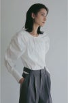 MANOF(マノフ) MUTTON SLEEVE BLOUSE マトンスリーブブラウス 89122-4242