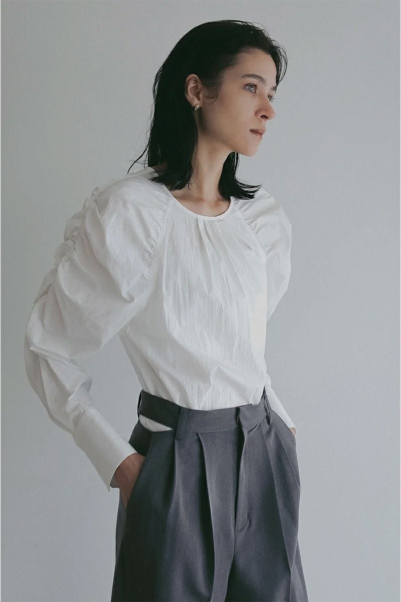 MANOF(マノフ) | MANOF(マノフ)MUTTON SLEEVE BLOUSE マトンスリーブ 