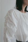 MANOF(マノフ) MUTTON SLEEVE BLOUSE マトンスリーブブラウス 89122-4242