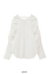 MANOF(マノフ) MUTTON SLEEVE BLOUSE マトンスリーブブラウス 89122-4242