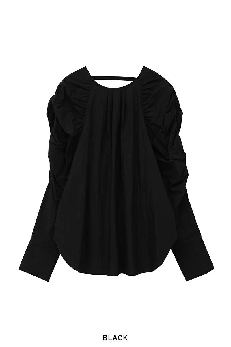 MANOF(マノフ) MUTTON SLEEVE BLOUSE マトンスリーブブラウス 89122-4242