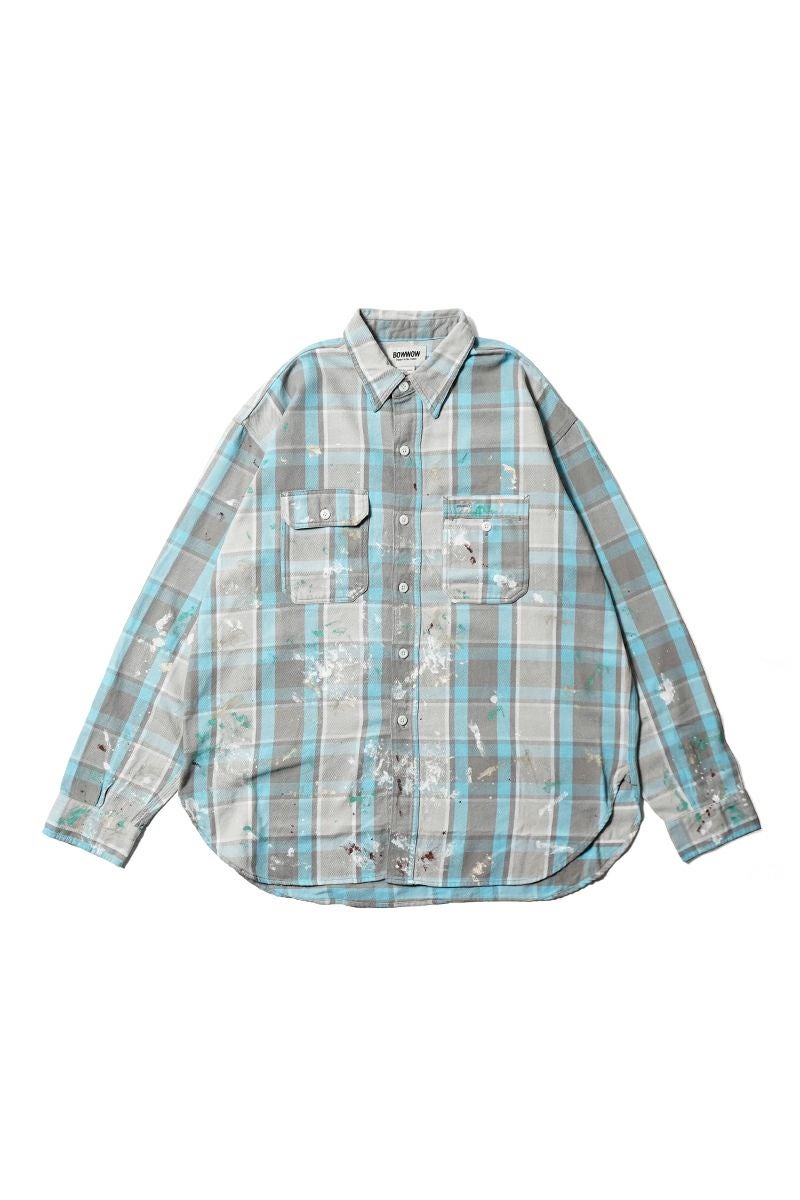 BOWWOW(バウワウ) | BOWWOW(バウワウ)PAINTER'S PAINT STAINED FLANNEL