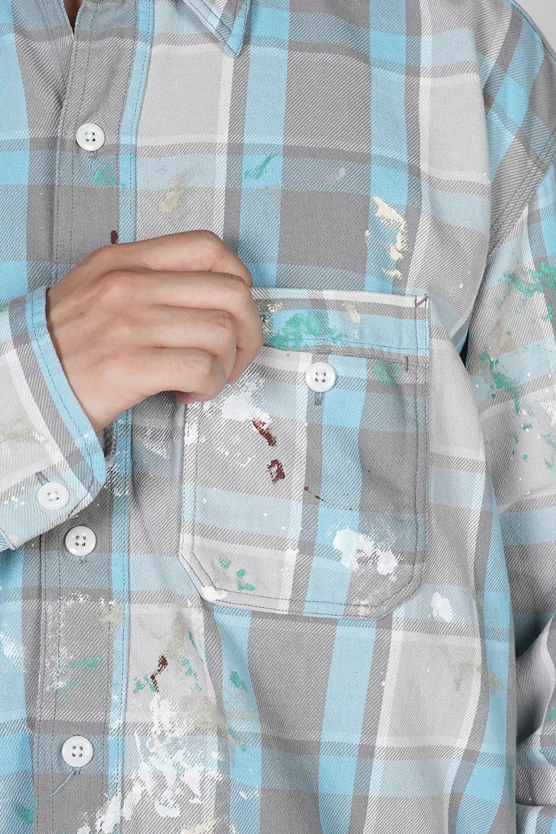 BOWWOW(バウワウ) | BOWWOW(バウワウ)PAINTER'S PAINT STAINED FLANNEL
