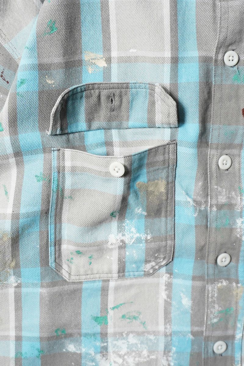 BOWWOW(バウワウ) | BOWWOW(バウワウ)PAINTER'S PAINT STAINED FLANNEL