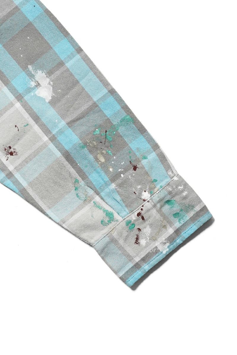 BOWWOW(バウワウ)PAINTER'S PAINT STAINED FLANNEL SHIRT ペインターズペイントステインドフランネルシャツ BW252-PPSFS