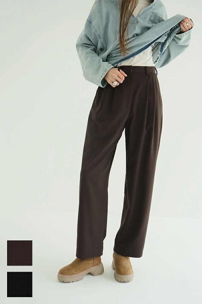 CLANE(クラネ) | CLANE(クラネ)BASIC TUCK PANTS ベーシックタック