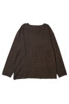 kengo(ケンゴ) cotton linen pile long tee コットンリネンパイル長袖Tシャツ K25FW-TP3
