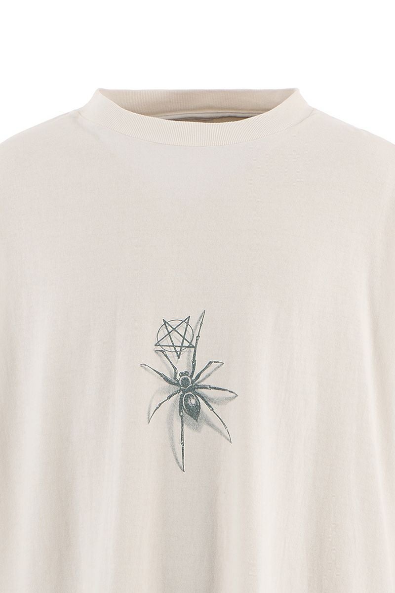 SAINT Mxxxxxx(セントマイケル) SM-HR1-0000-C29 / DR.WOO_LS TEE TATTOO WHITE ドクターウー 長袖Tシャツ