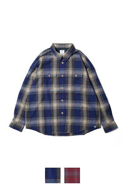 visvim(ビズビム) LUMBER CHECK LS ランバーチェック長袖シャツ 0125205011016