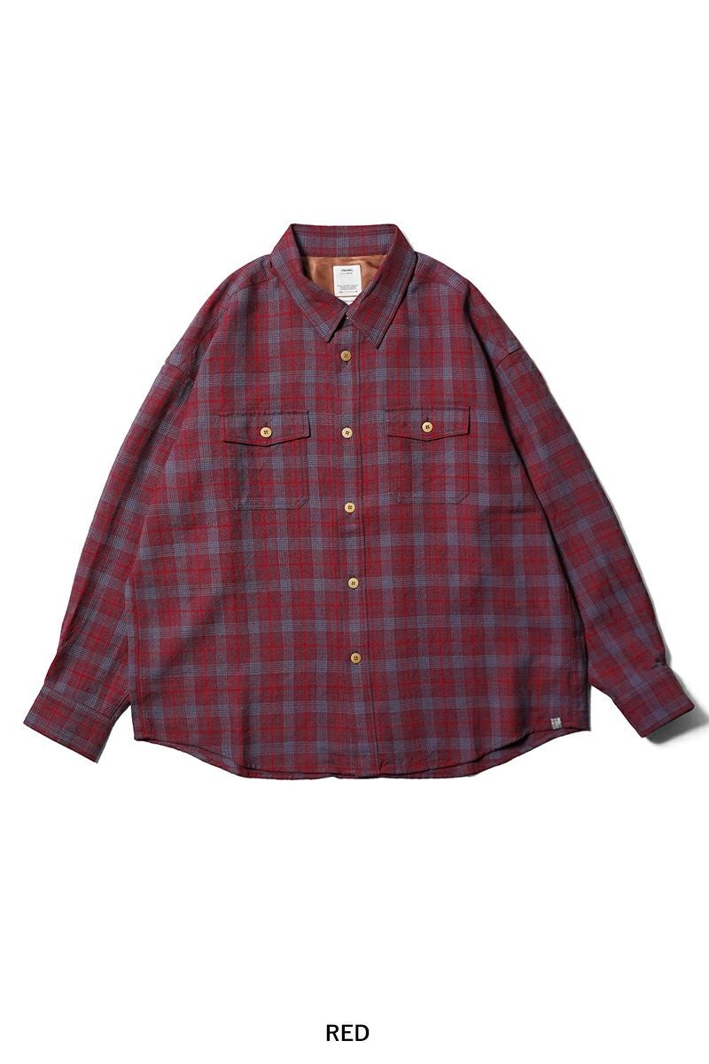 visvim(ビズビム) LUMBER CHECK LS ランバーチェック長袖シャツ 0125205011016